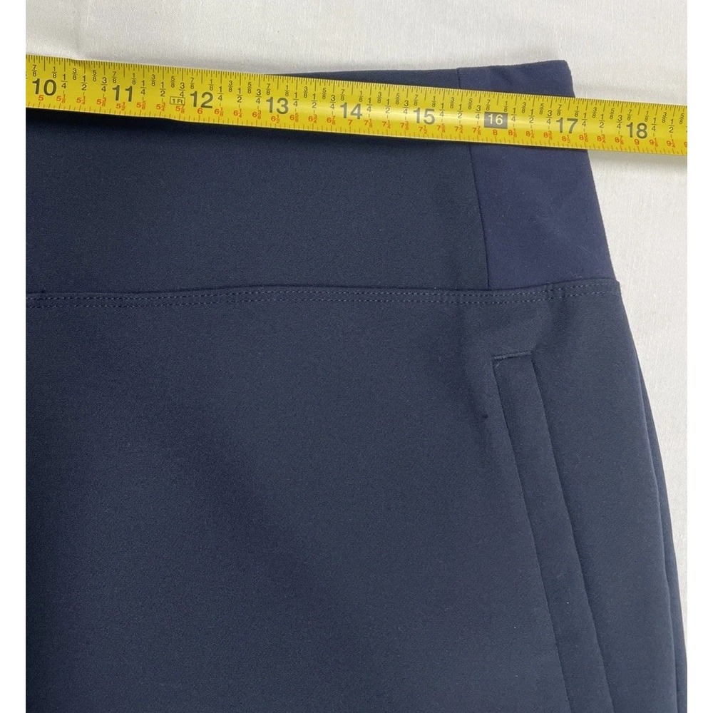 Athleta Endless High Rise Pants Navy Blue Stretch Pockets Women's Size‎ 14 - Picture 10 of 14